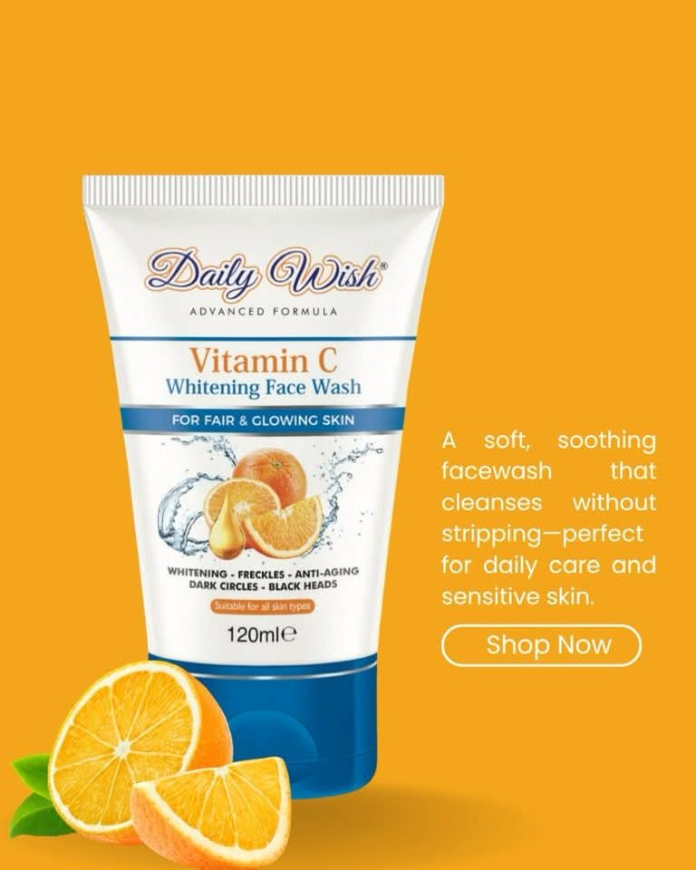 DailyWish Vitamin C whitening face wash